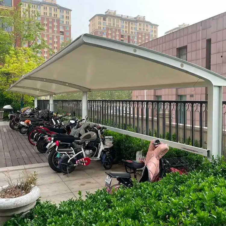 拜泉县膜结构电动车棚